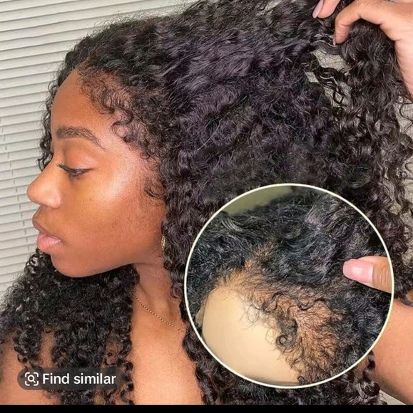 SUBELLA WIG 24 INCHES 4C EDGES KINKY CURLY HAIR 8X5 GLUELESS LACE 24 Inches - Picture 10 of 16